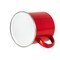 Sublimation Blank Camp Mugs. Color Enamel Camping Mugs in Bulk for Outdoor Travel Dye Sublimation Camper Products Drinking Cups (Case of 12)
